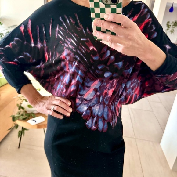 Vivienne Tam Knee-Length Abstract Dress Size S - Picture 2 of 12